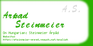 arpad steinmeier business card